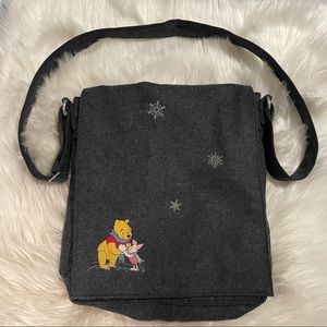 Winnie The Pooh Piglet Disney Wool Crossbody Bag